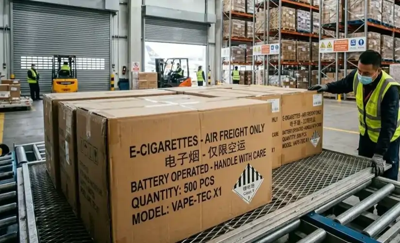 Galaxy Star e-cigarette air freight warehousing services